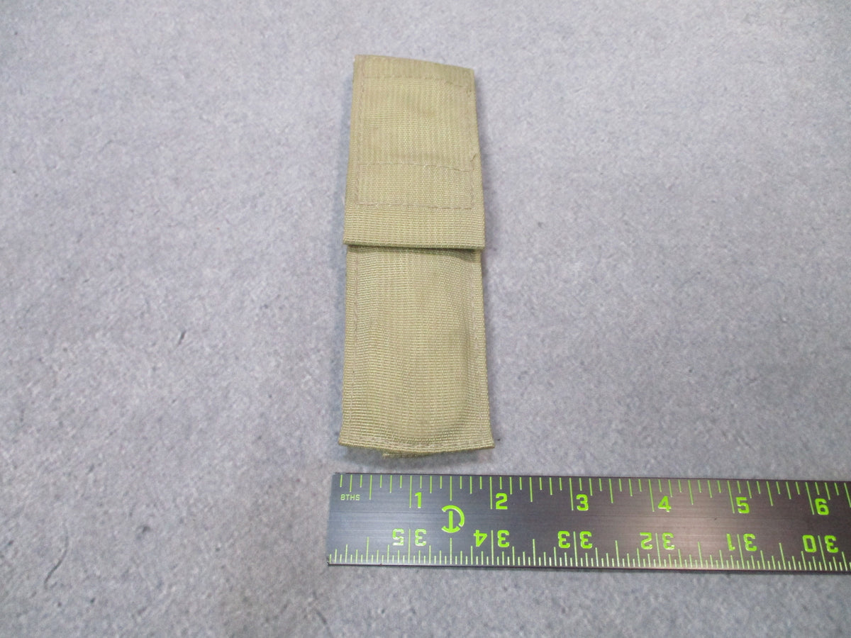 Ontario Knife USGI Strap Cutter Rescue Hook Tan 499 MOLLE Sheath Used