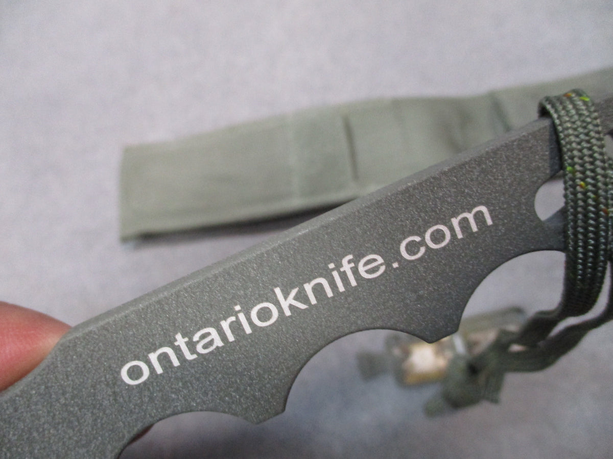 Ontario Knife USGI Model 1 Strap Cutter Rescue Hook Foliage Green w/ Spares