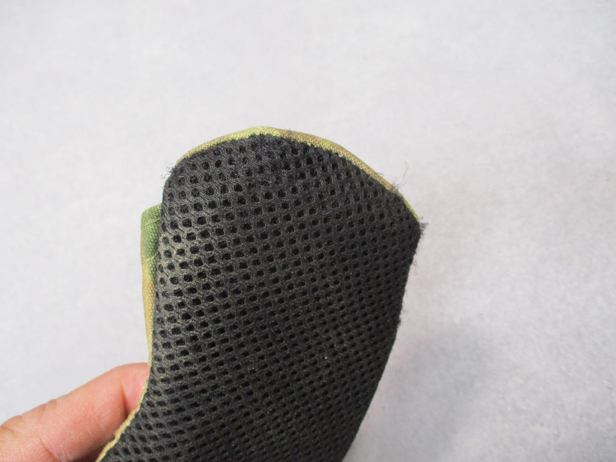 Used USGI Military Helmet NAPE pads in S/M/L sizes, designed for ACH helmets, with MultiCam camouflage pattern.
