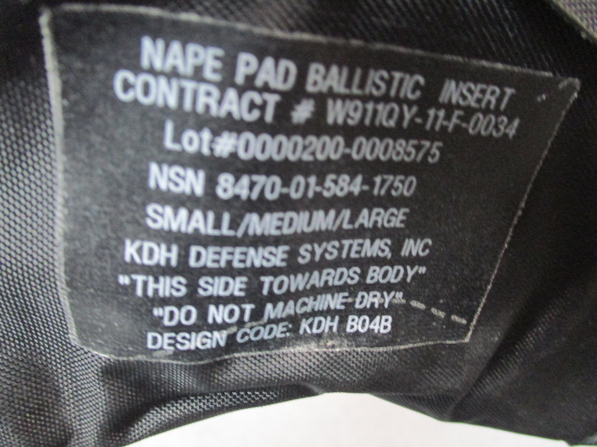 USGI military helmet NAPE pads in MultiCam camouflage, available in S, M, L sizes, used with ACH helmets.