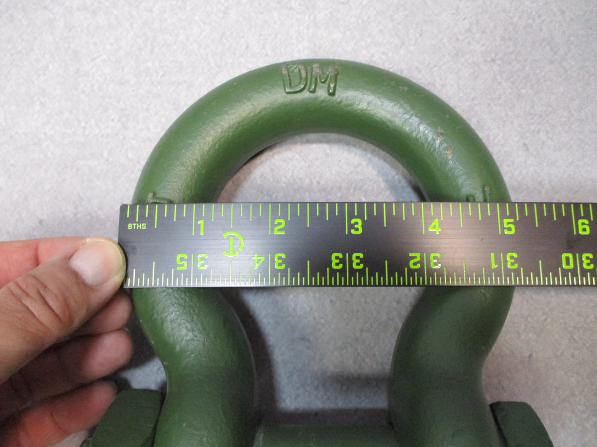 USGI Military Vehicle Shackle OD Green WLL 9.5 Ton DM 1-1/8 Screw Pin