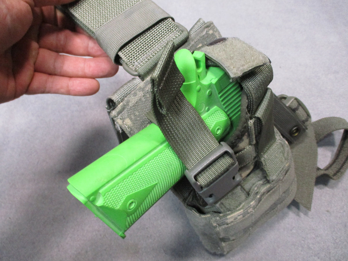 Eagle Industries UH-92F UCP universal drop leg MOLLE holster with ambidextrous design for tactical military gear