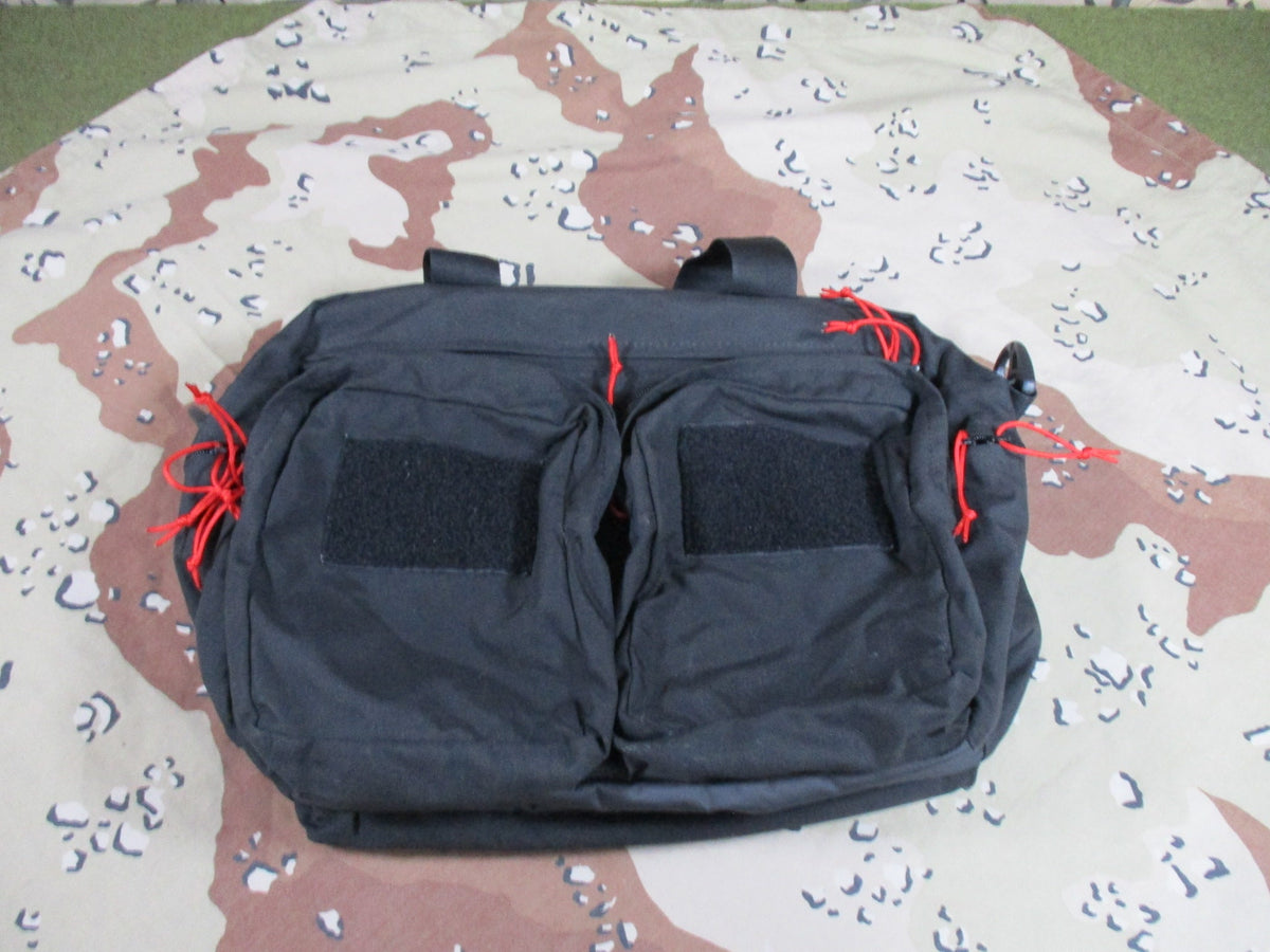 Black Tactical Range Bag EDC Concealed Carry Utility Organizer Multi Pocket Used