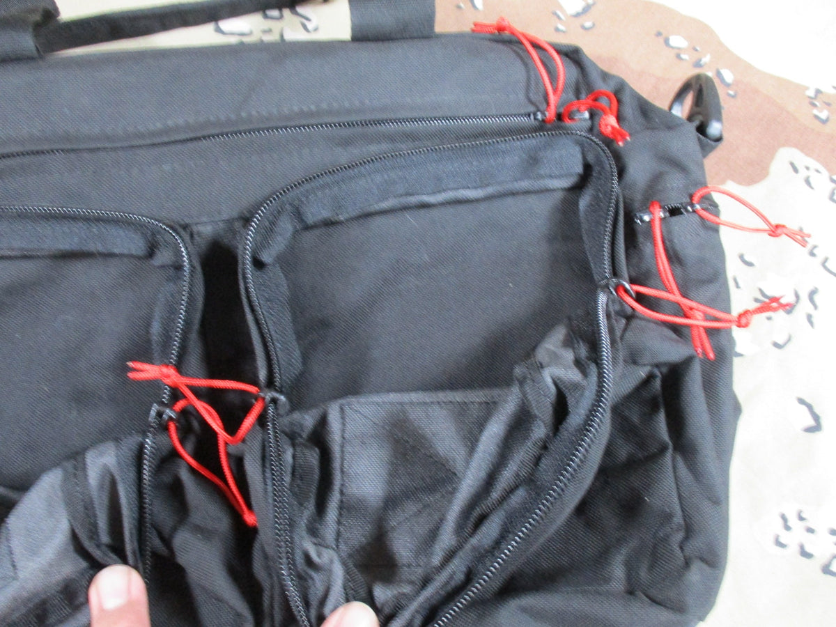 Black Tactical Range Bag EDC Concealed Carry Utility Organizer Multi Pocket Used