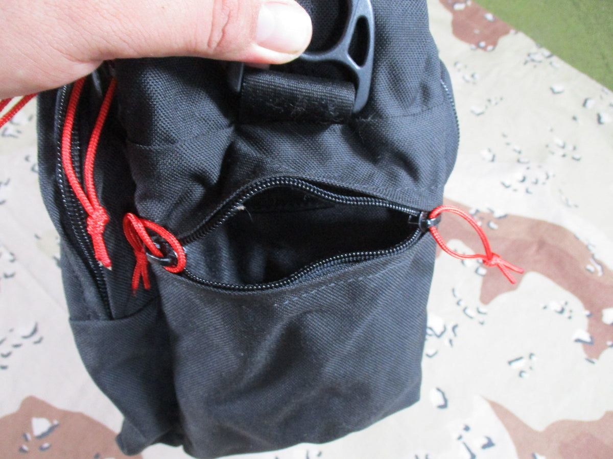 Black Tactical Range Bag EDC Concealed Carry Utility Organizer Multi Pocket Used