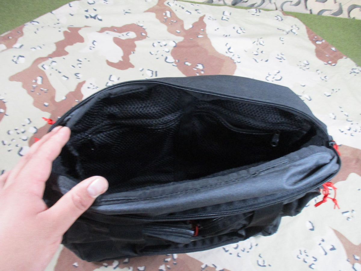 Black Tactical Range Bag EDC Concealed Carry Utility Organizer Multi Pocket Used