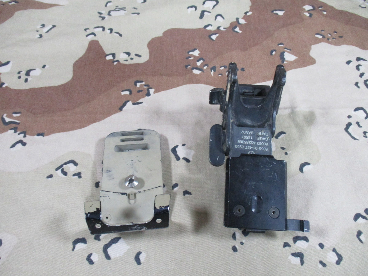 USGI Rhino NVG Helmet Mount with Plate A3256368 5855-01-457-2953 Used
