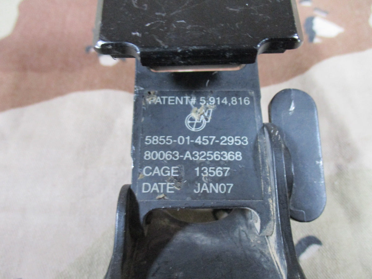 USGI Rhino NVG Helmet Mount with Plate A3256368 5855-01-457-2953 Used