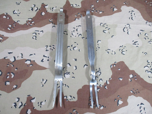 USGI Military Mess Hall Meat Serving Forks Set of 2 U.S. NASH Field Kitchen