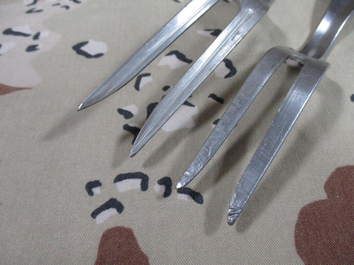 USGI Military Mess Hall Meat Serving Forks Set of 2 U.S. NASH Field Kitchen