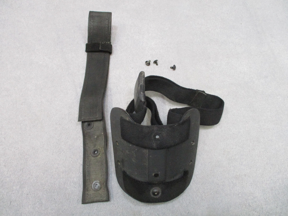Safariland Black Drop Leg Shroud Double Thigh Strap Platform with 3 Screws