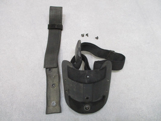 Safariland Black Drop Leg Shroud Double Thigh Strap Platform with 3 Screws