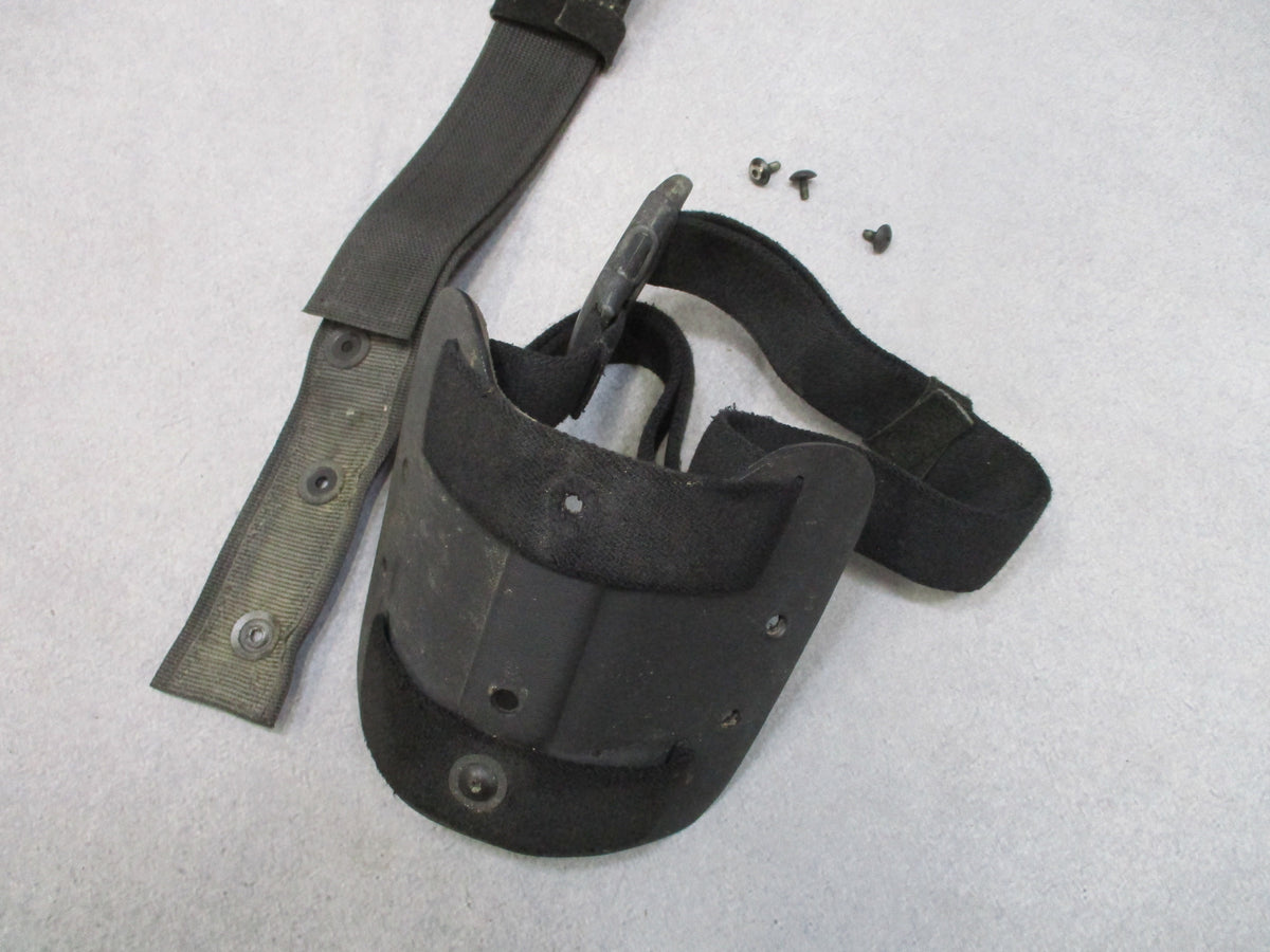 Safariland Black Drop Leg Shroud Double Thigh Strap Platform with 3 Screws