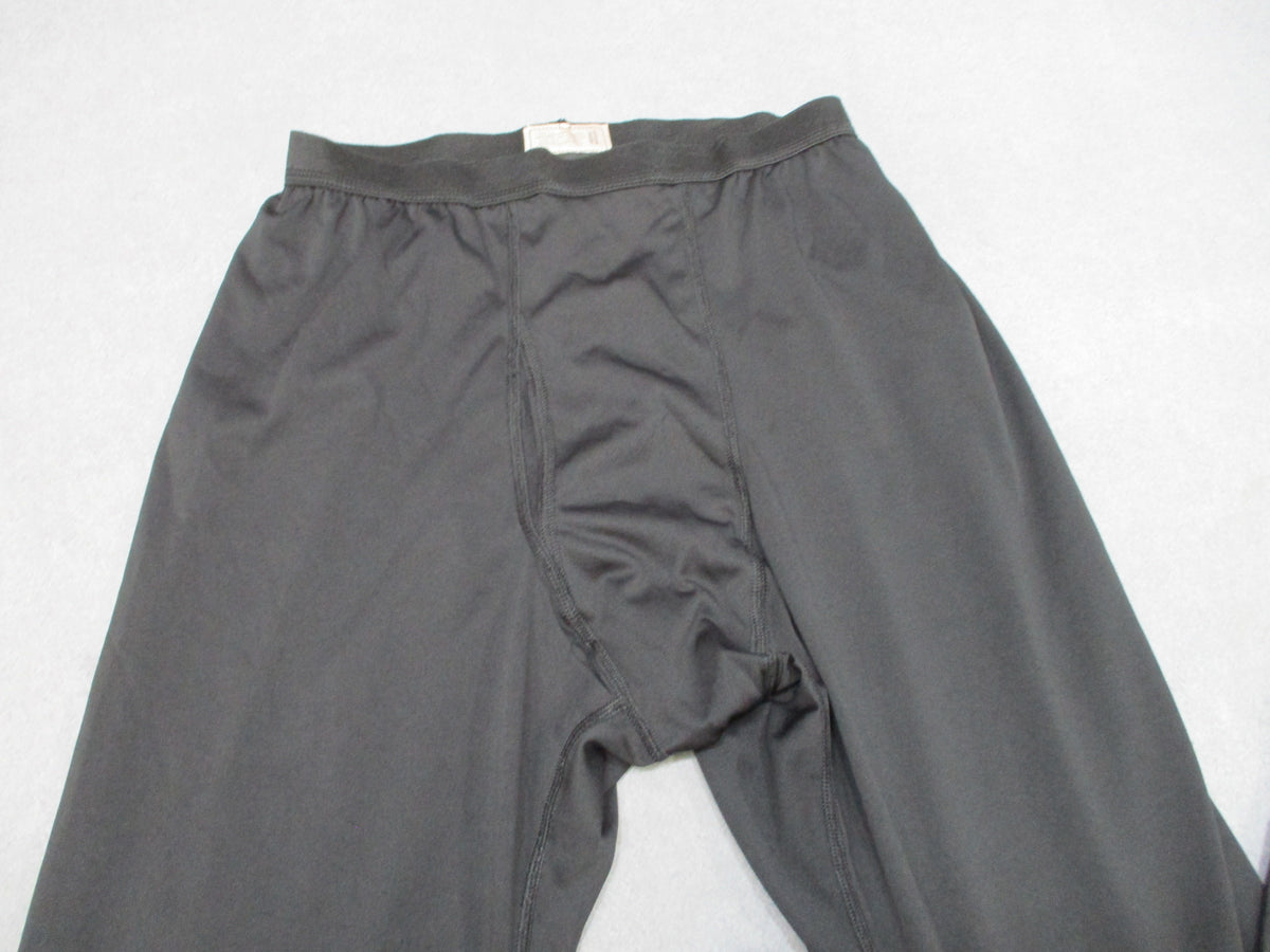 USGI Peckham Polartec Layer I Silkweight Drawers Medium Regular Black Thermal