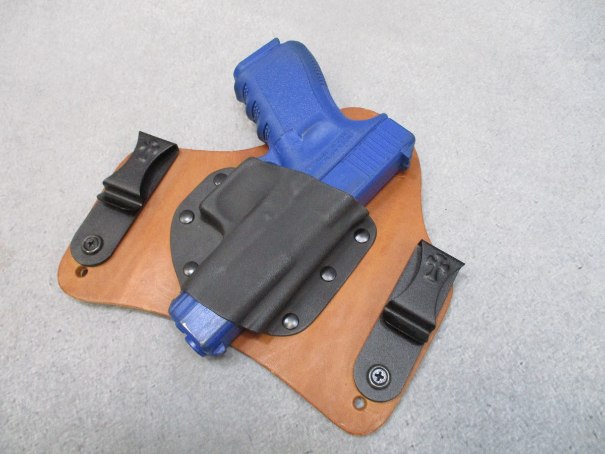 CrossBreed SuperTuck IWB Holster RH Founders Leather Black Kydex See Fit Notes
