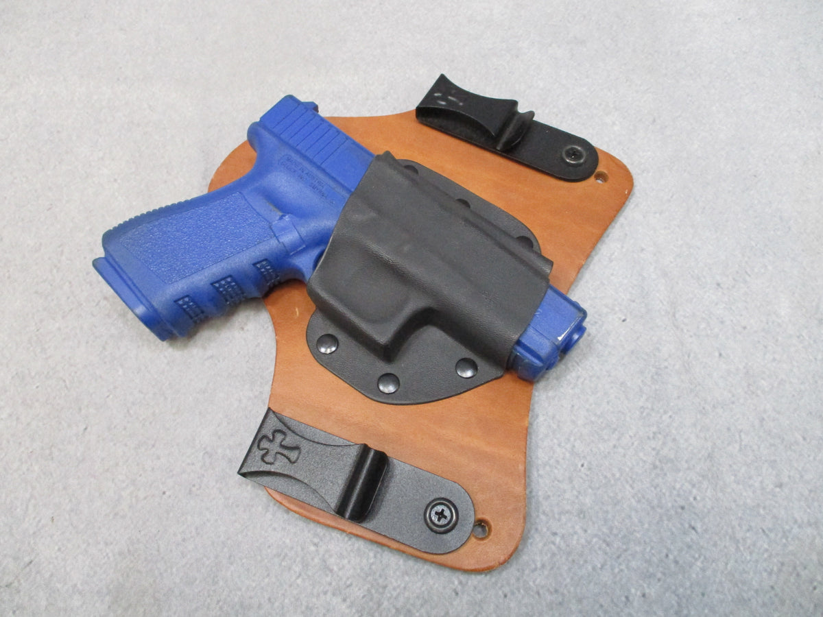 CrossBreed SuperTuck IWB Holster RH Founders Leather Black Kydex See Fit Notes