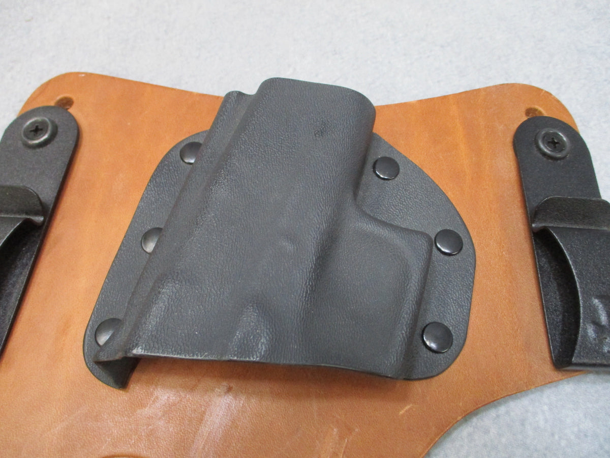 CrossBreed SuperTuck IWB Holster RH Founders Leather Black Kydex See Fit Notes