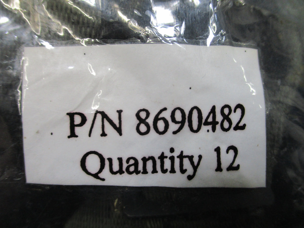 12 Pack Military Webbing Straps 1 x 65 in Olive Drab Metal Buckle 8690482