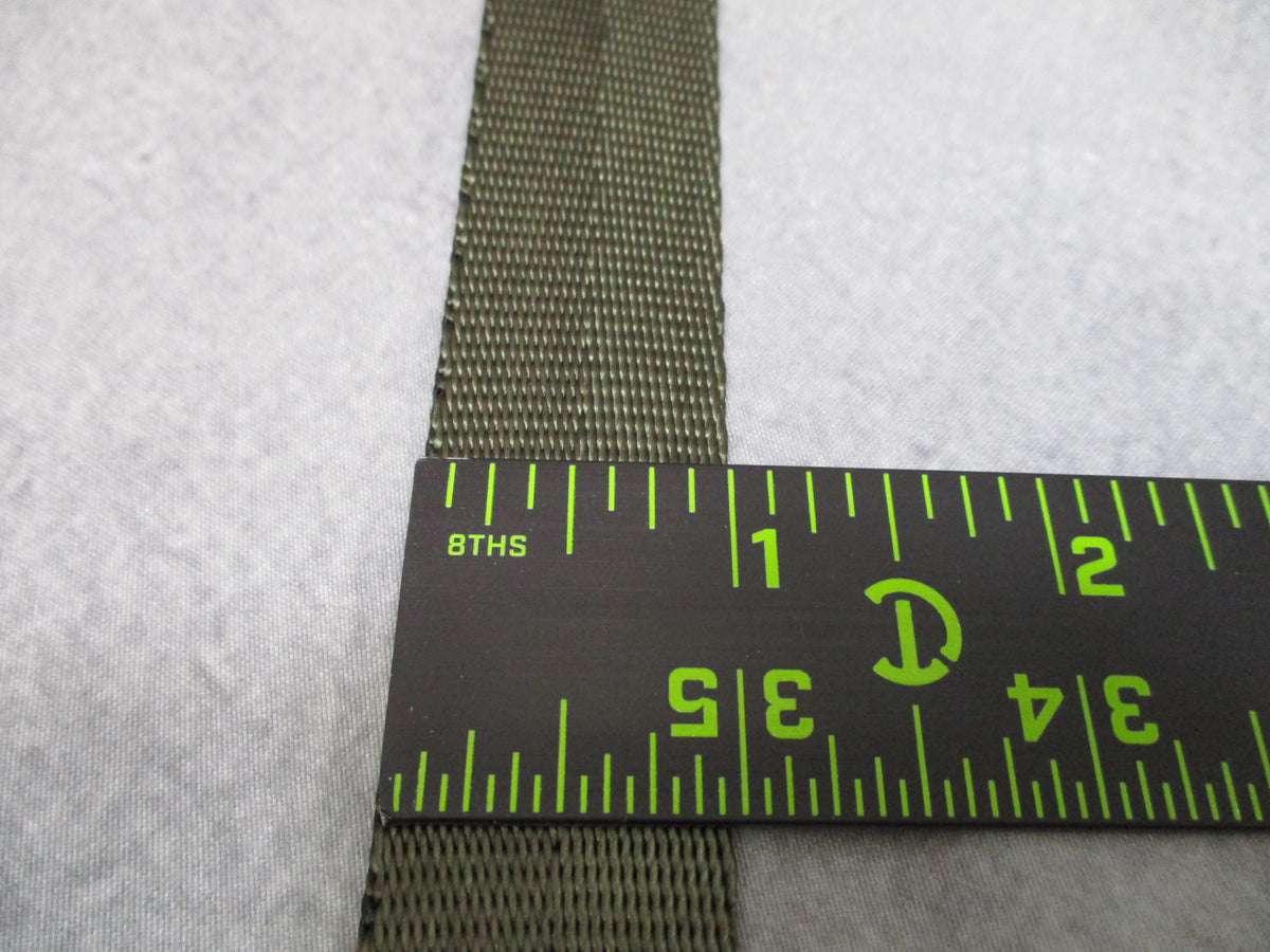 12 Pack Military Webbing Straps 1 x 65 in Olive Drab Metal Buckle 8690482