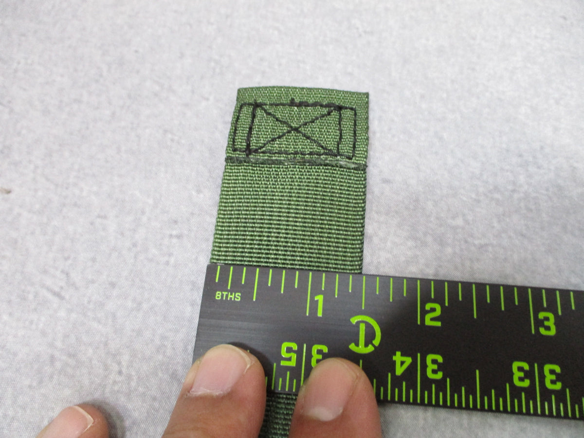 4 Pack Military Webbing Straps 1.5 x 84 in Olive Drab Metal Buckle 8690535