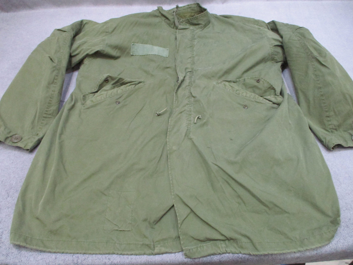 USGI M-65 OD Green Fishtail Parka Large Regular NSN 8415-00-782-3219