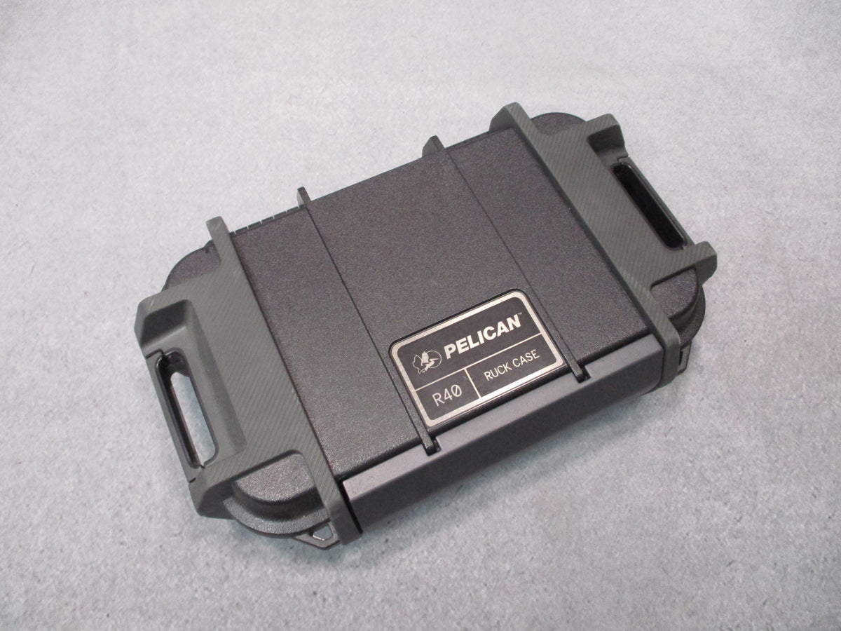 Pelican R40 Ruck Case Black Utility Storage Case with Divider Tray and Organizer