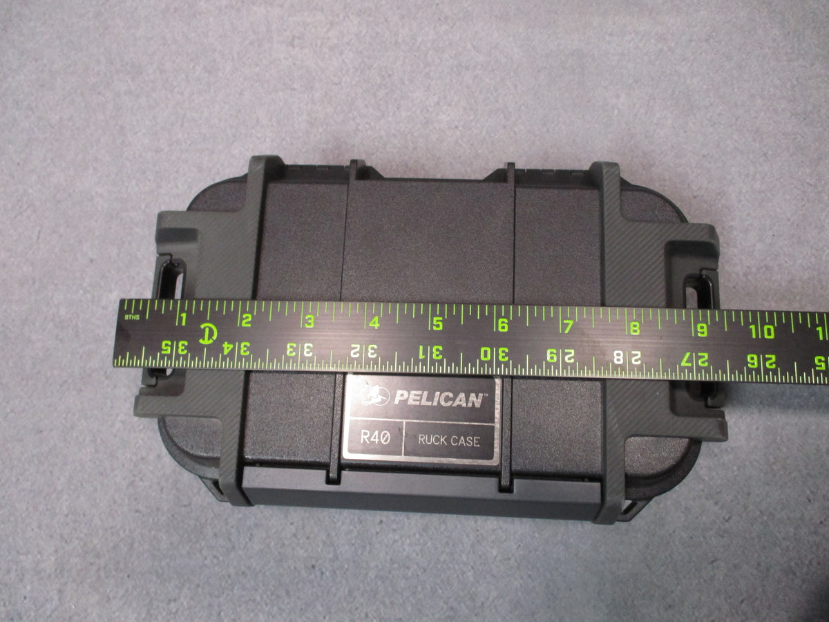 Pelican R40 Ruck Case Black Utility Storage Case with Divider Tray and Organizer