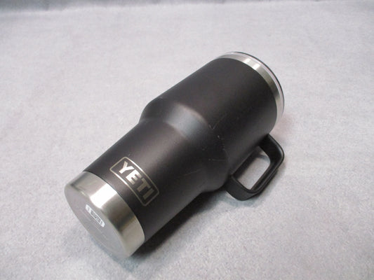 YETI Rambler 35 oz Black Handle Mug MagSlider Lid Theseus Engraved