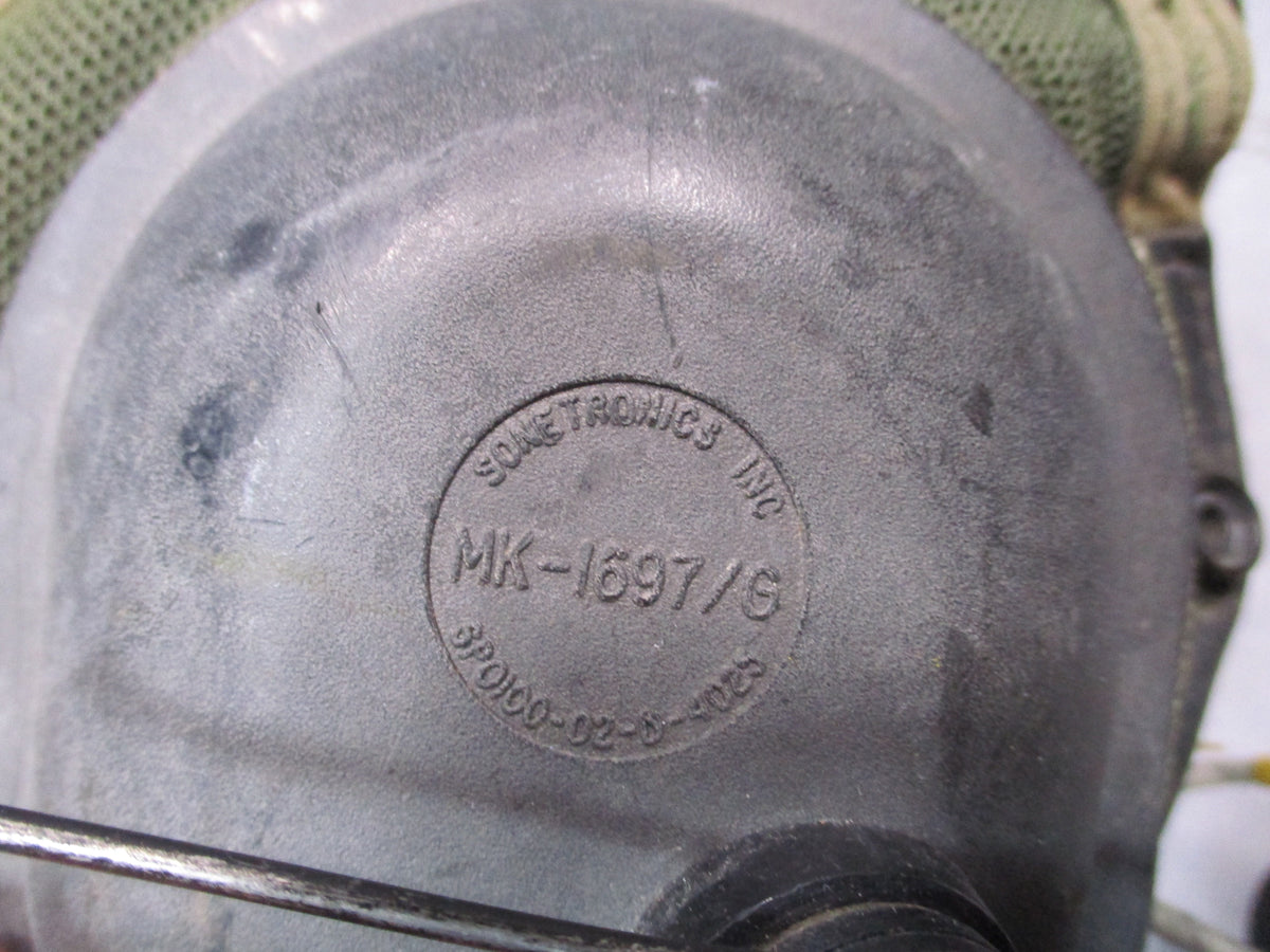 USGI Sonetronics DH-132B CVC Helmet Comms Medium NSN 8415-00-134-9897