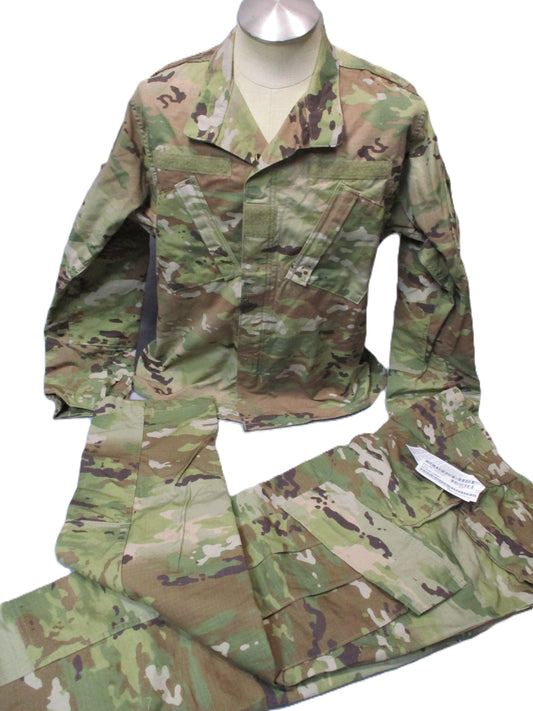 USGI Army Combat Uniform OCP Scorpion Coat Trousers Set Medium Regular NWT