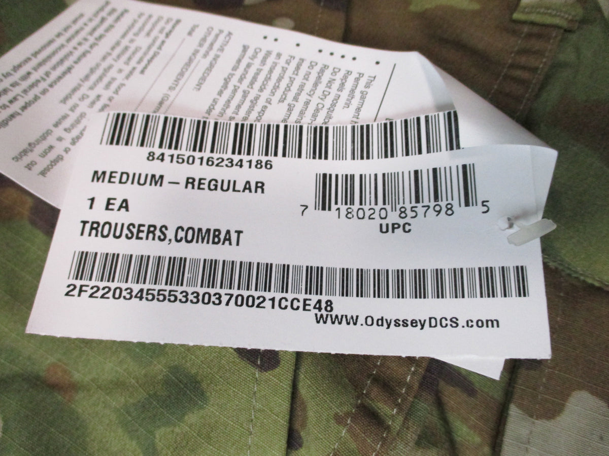 USGI Army Combat Uniform OCP Scorpion Coat Trousers Set Medium Regular NWT
