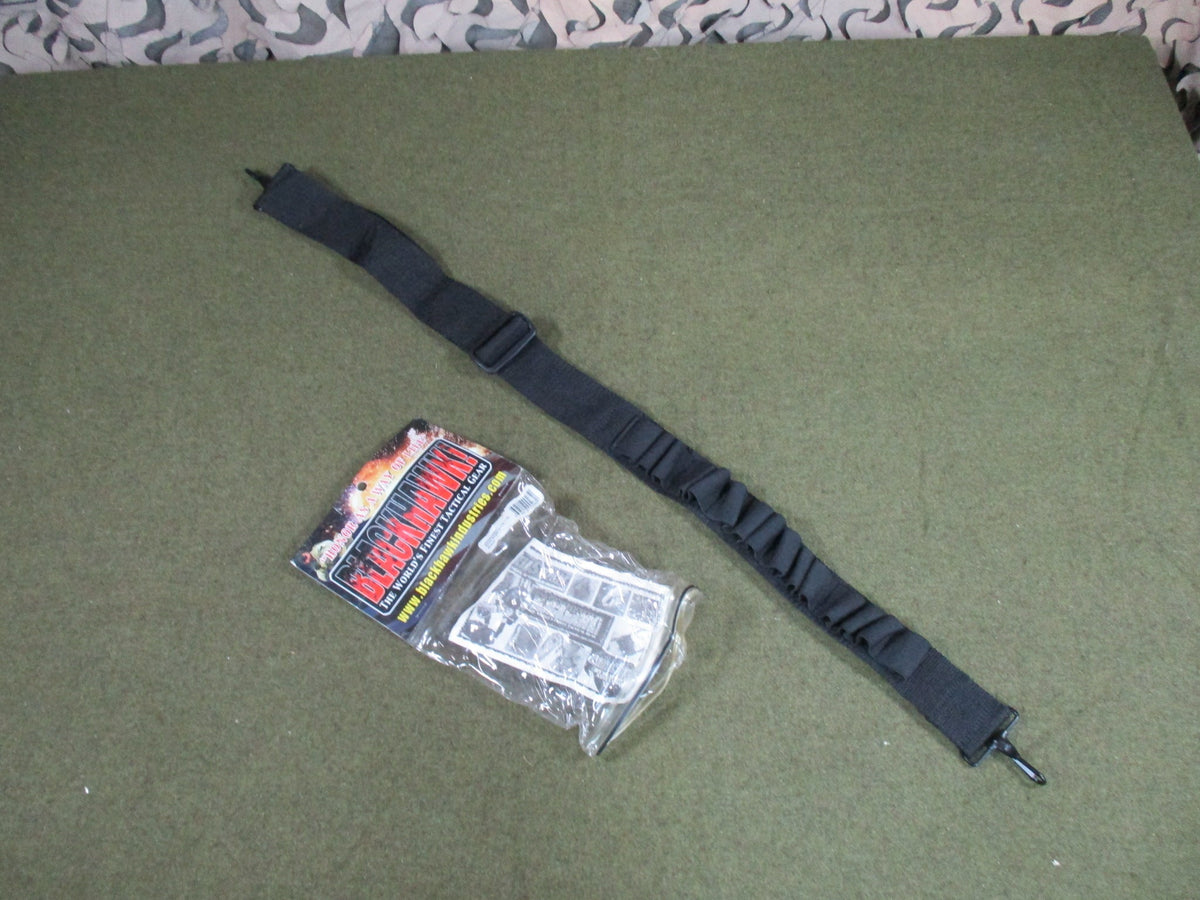 BLACKHAWK 43SS15BK Shotgun Shell Sling 15 Shell Black Nylon NOS