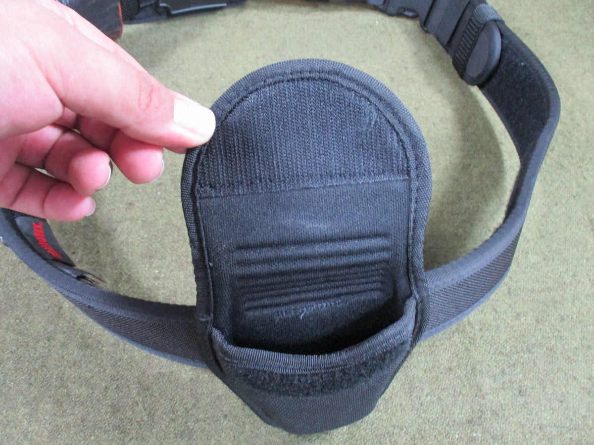 Bianchi Duty Belt Set Black Nylon Approx XL 49in Mag Cuff Radio Baton Holders