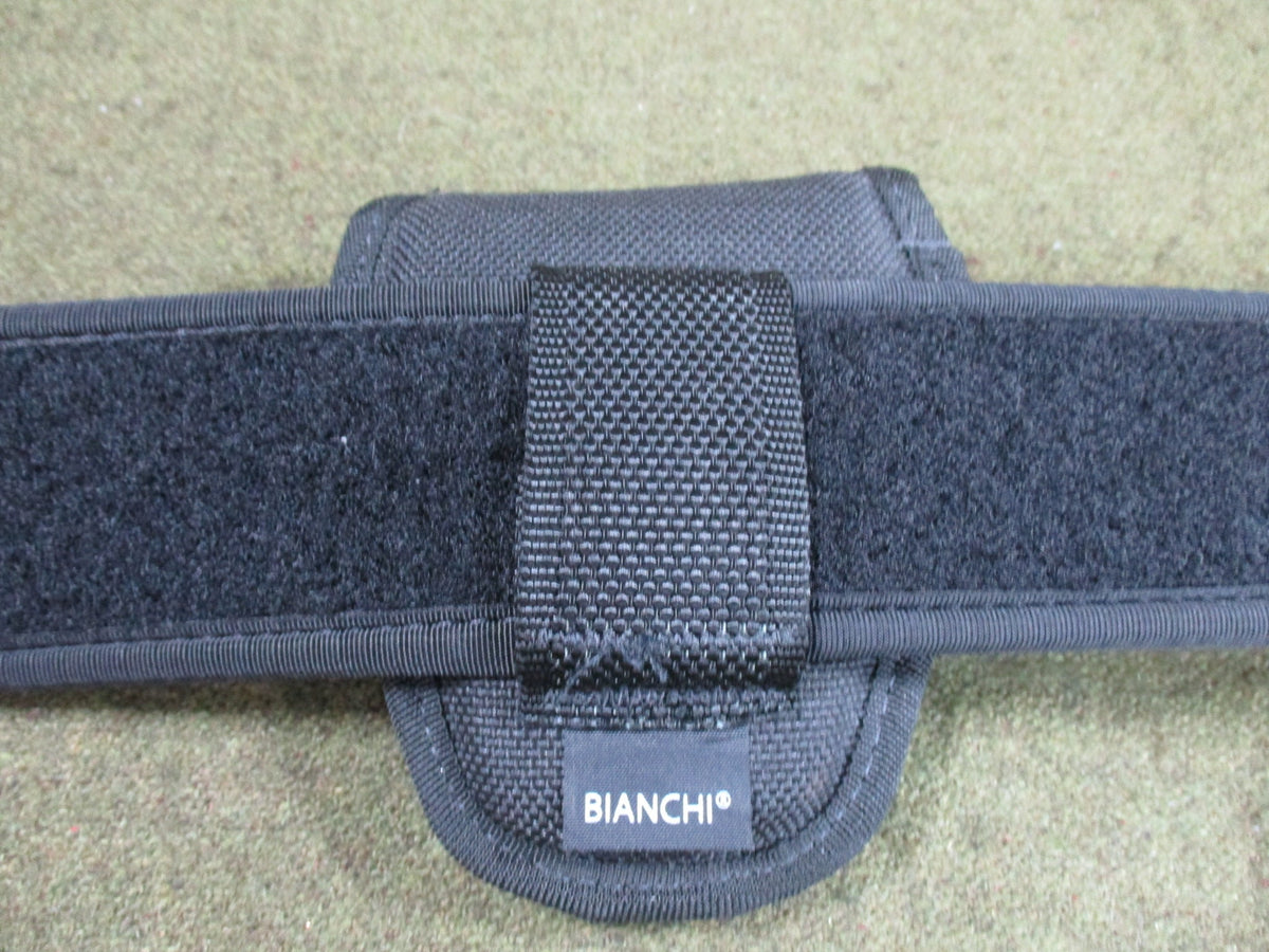 Bianchi Duty Belt Set Black Nylon Approx XL 49in Mag Cuff Radio Baton Holders
