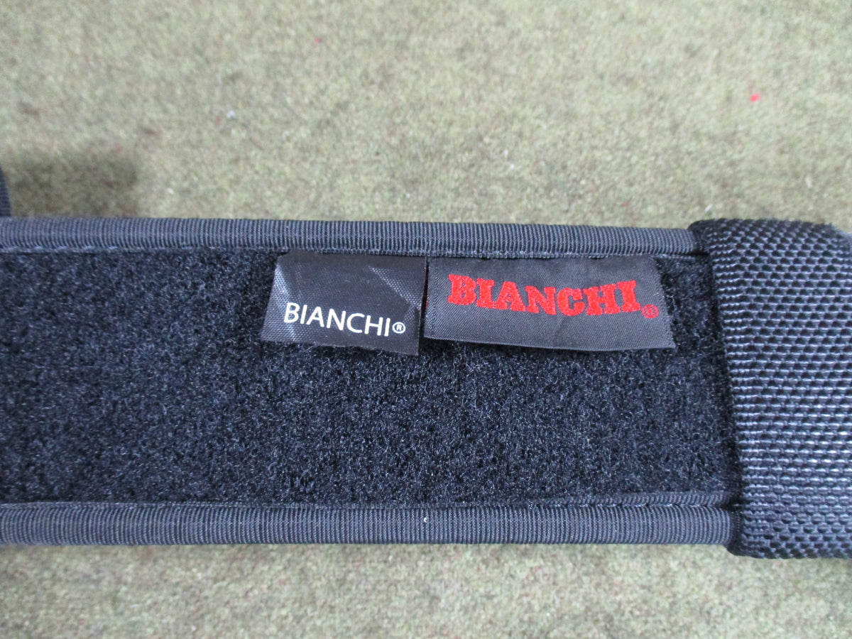 Bianchi Duty Belt Set Black Nylon Approx XL 49in Mag Cuff Radio Baton Holders