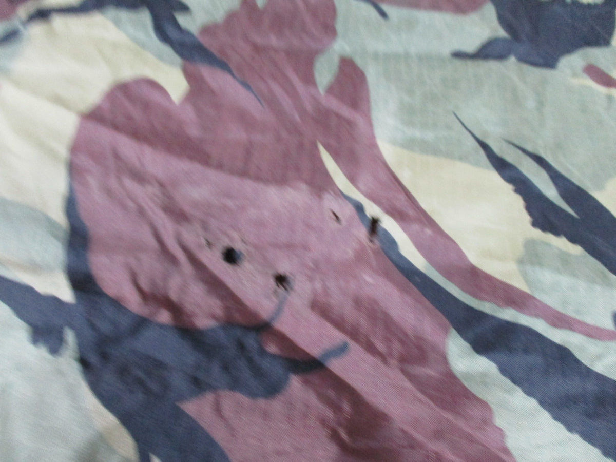 British Military DPM Basha Tarp Shelter Bivy w 4 Cord Bundles Used Good - Centex Military Gear