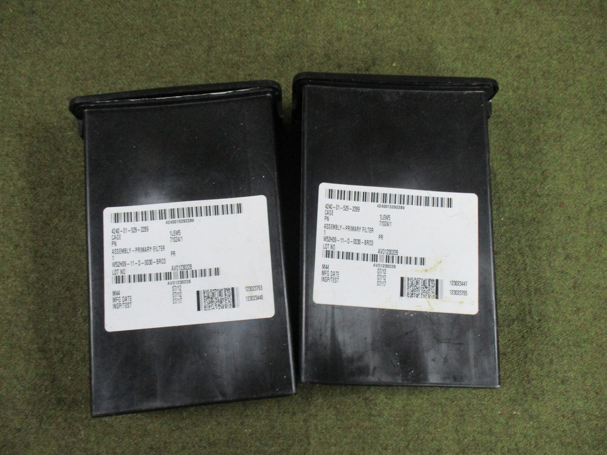 USGI M50 M61 Gas Mask Filter Set 4 Filters NSN 4240-01-529-2289 Dated