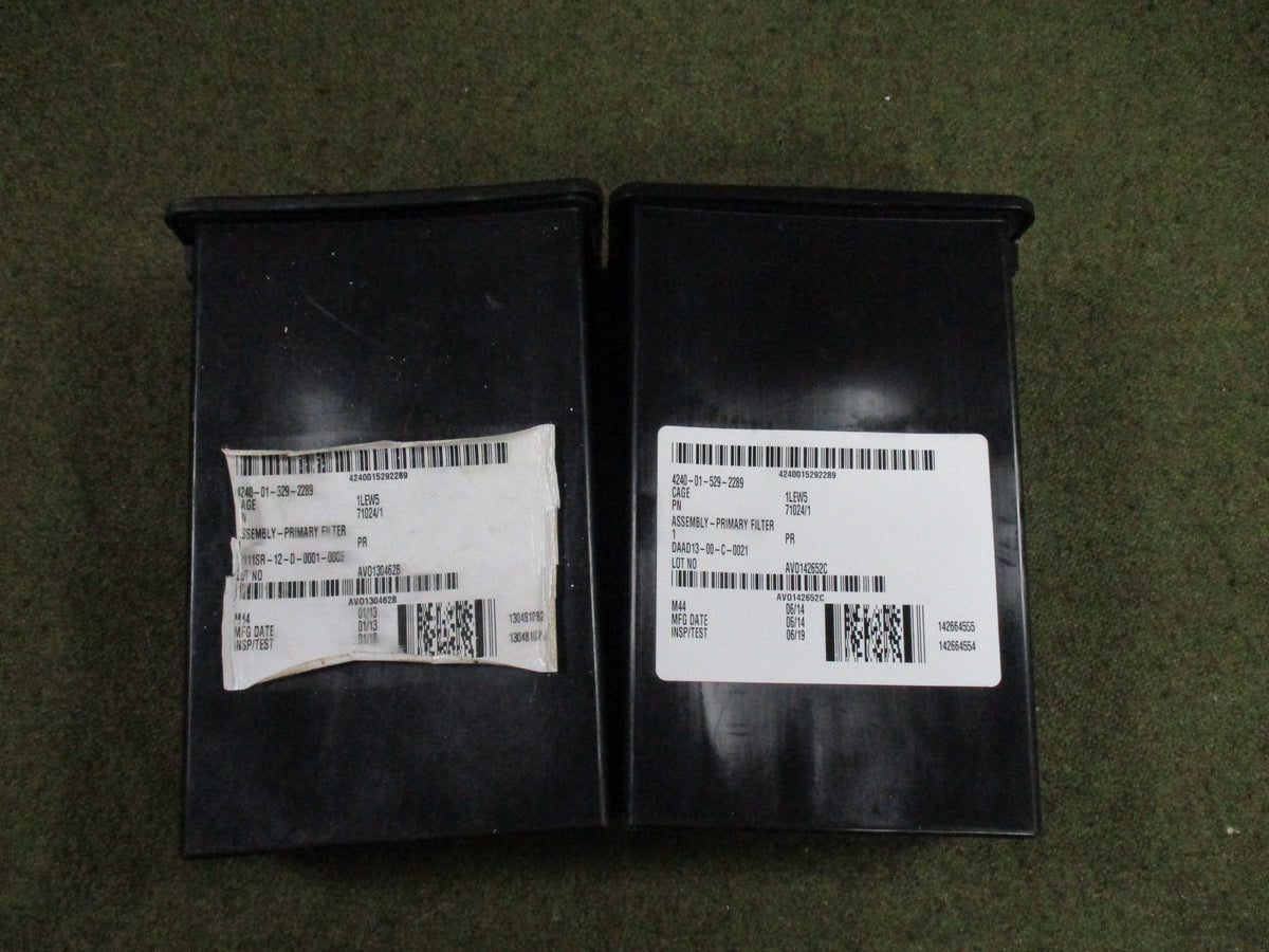 USGI M50 M61 Gas Mask Filter Set 4 NSN 4240-01-529-2289 Sealed 2018/2019