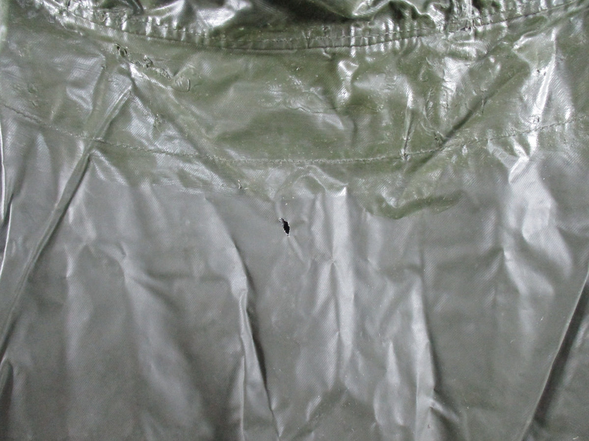 USGI Vietnam War OD Green Coated Nylon Poncho FSN 8405-290-0550 Vintage