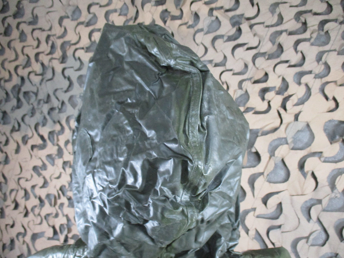USGI Vietnam War OD Green Coated Nylon Poncho FSN 8405-290-0550 Vintage