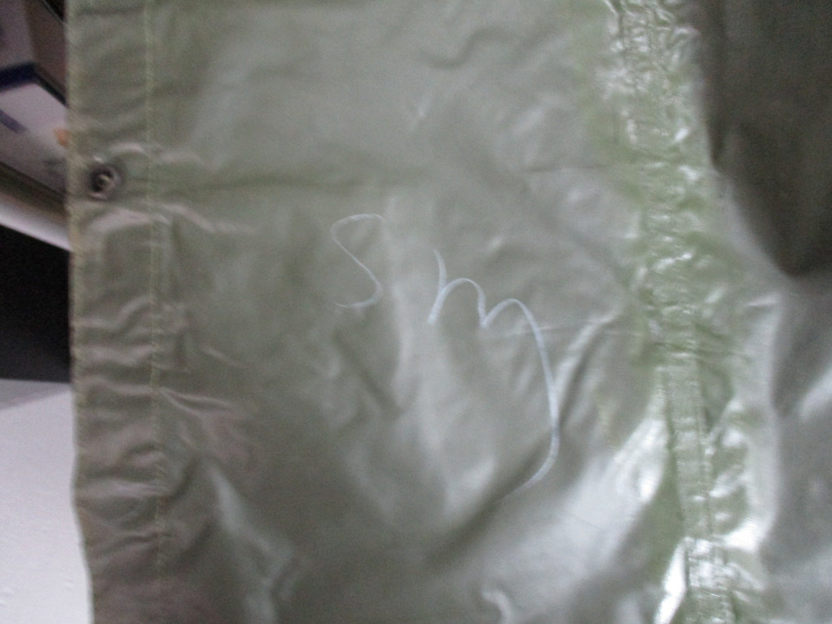 USGI Vietnam War OD Green Coated Nylon Poncho FSN 8405-290-0550 Vintage