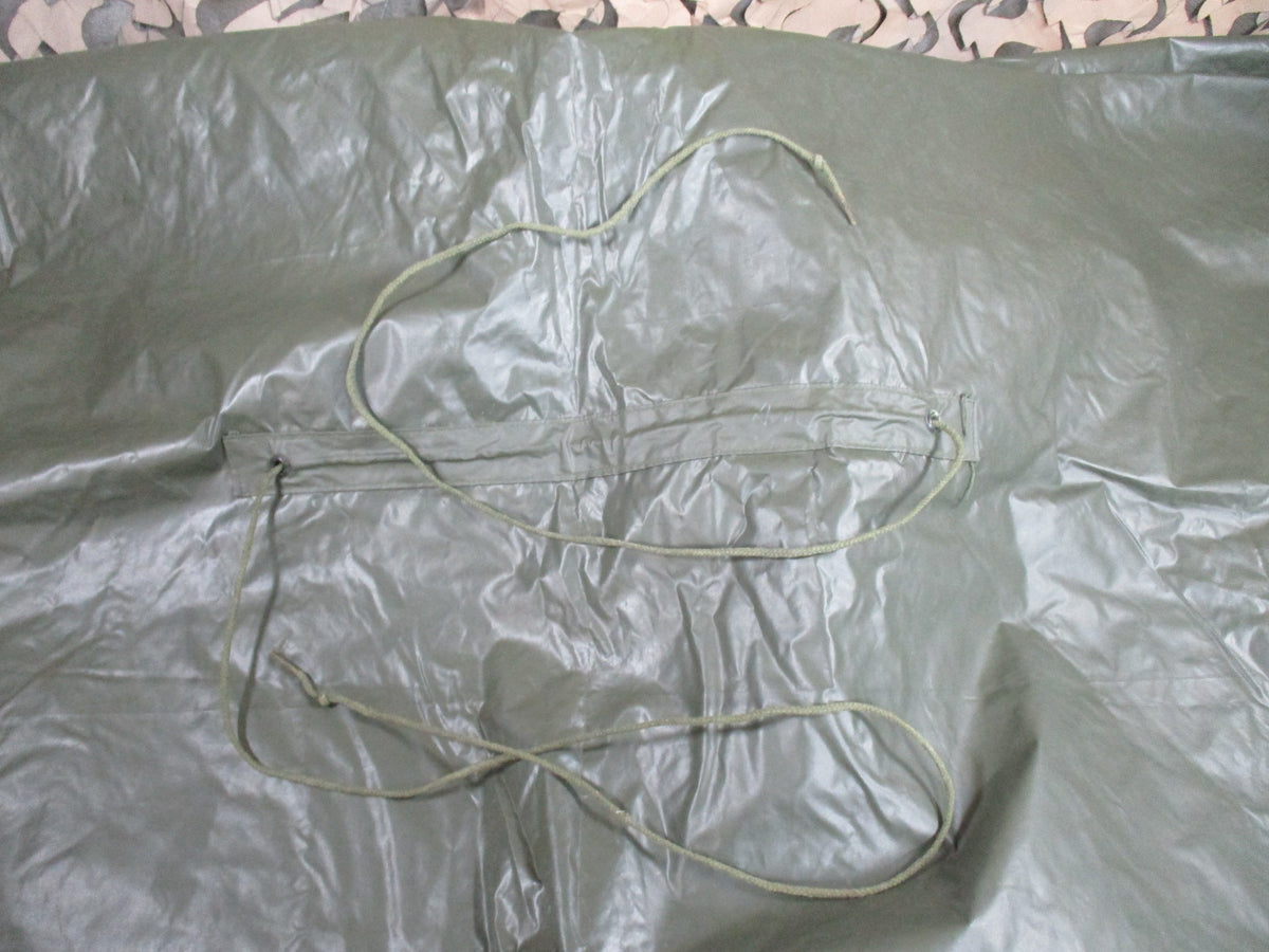 USGI Vietnam War OD Green Coated Nylon Poncho FSN 8405-290-0550 Vintage