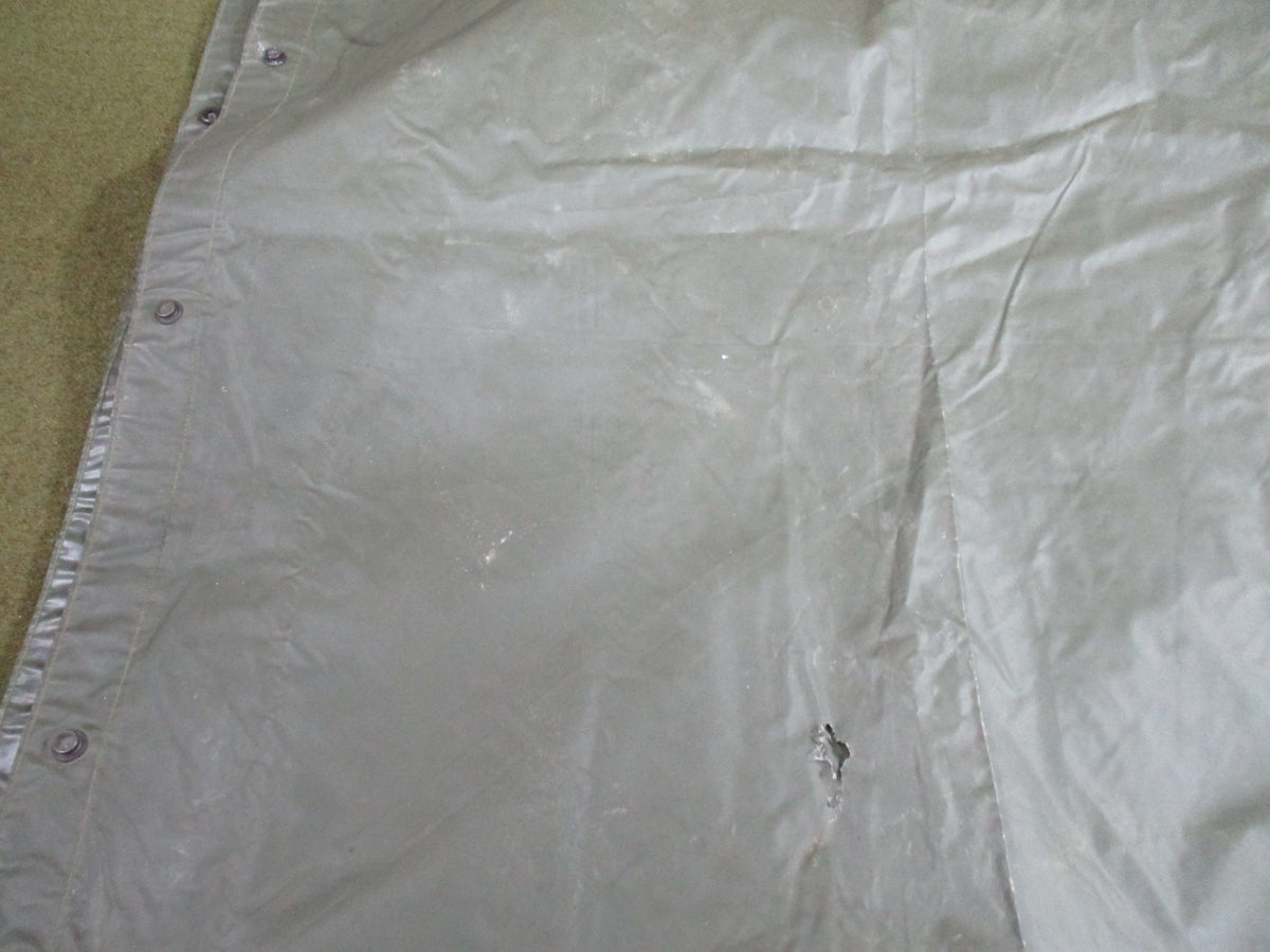 USGI Vietnam War OD Green Coated Nylon Poncho FSN 8405-290-0550 Vintage