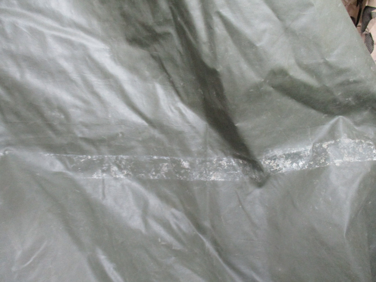 USGI Vietnam War OD Green Coated Nylon Poncho FSN 8405-290-0550 Vintage