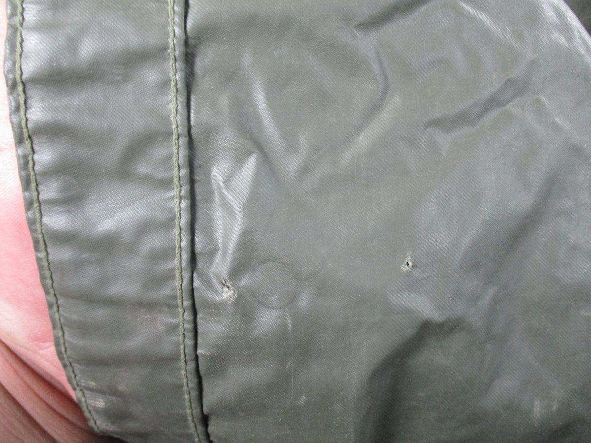 USGI Vietnam War OD Green Coated Nylon Poncho FSN 8405-290-0550 Vintage