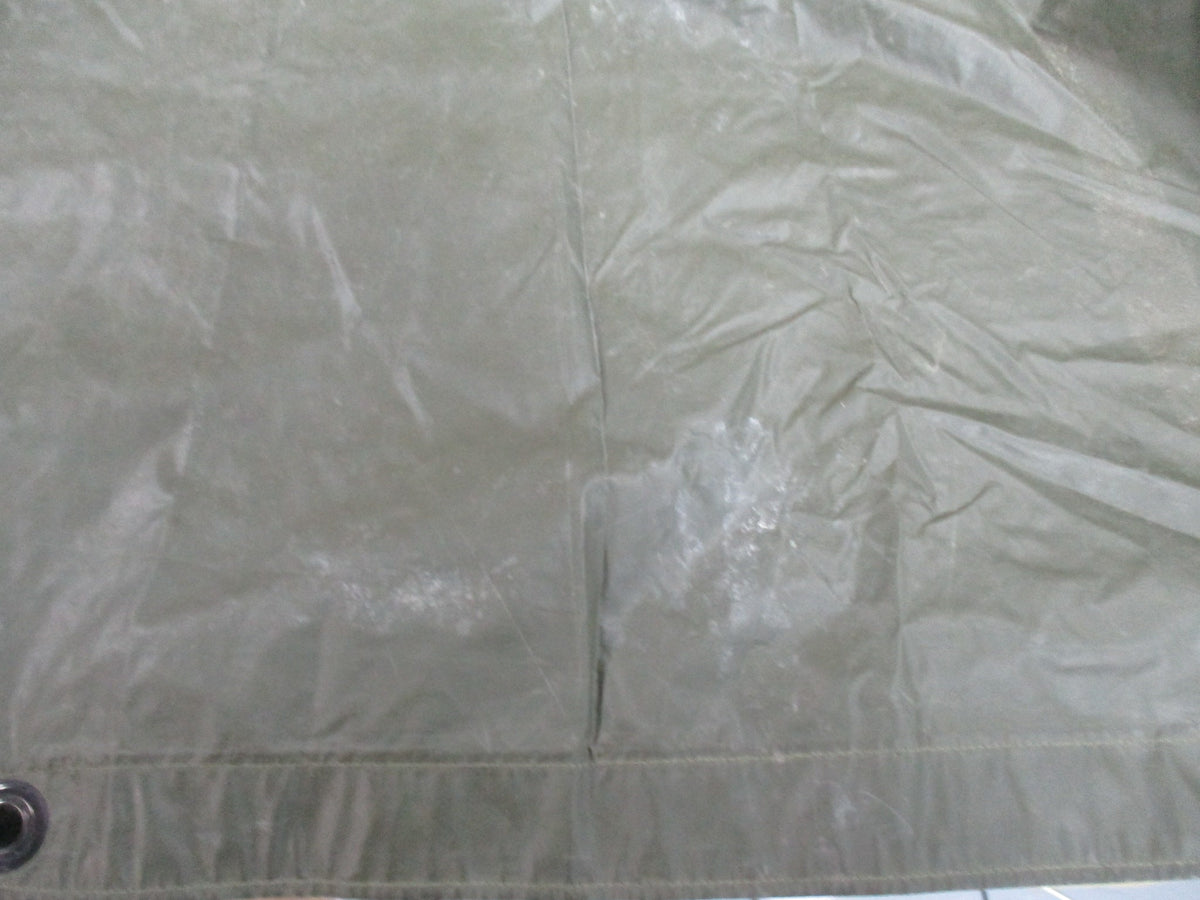 USGI Vietnam War OD Green Coated Nylon Poncho FSN 8405-290-0550 Vintage