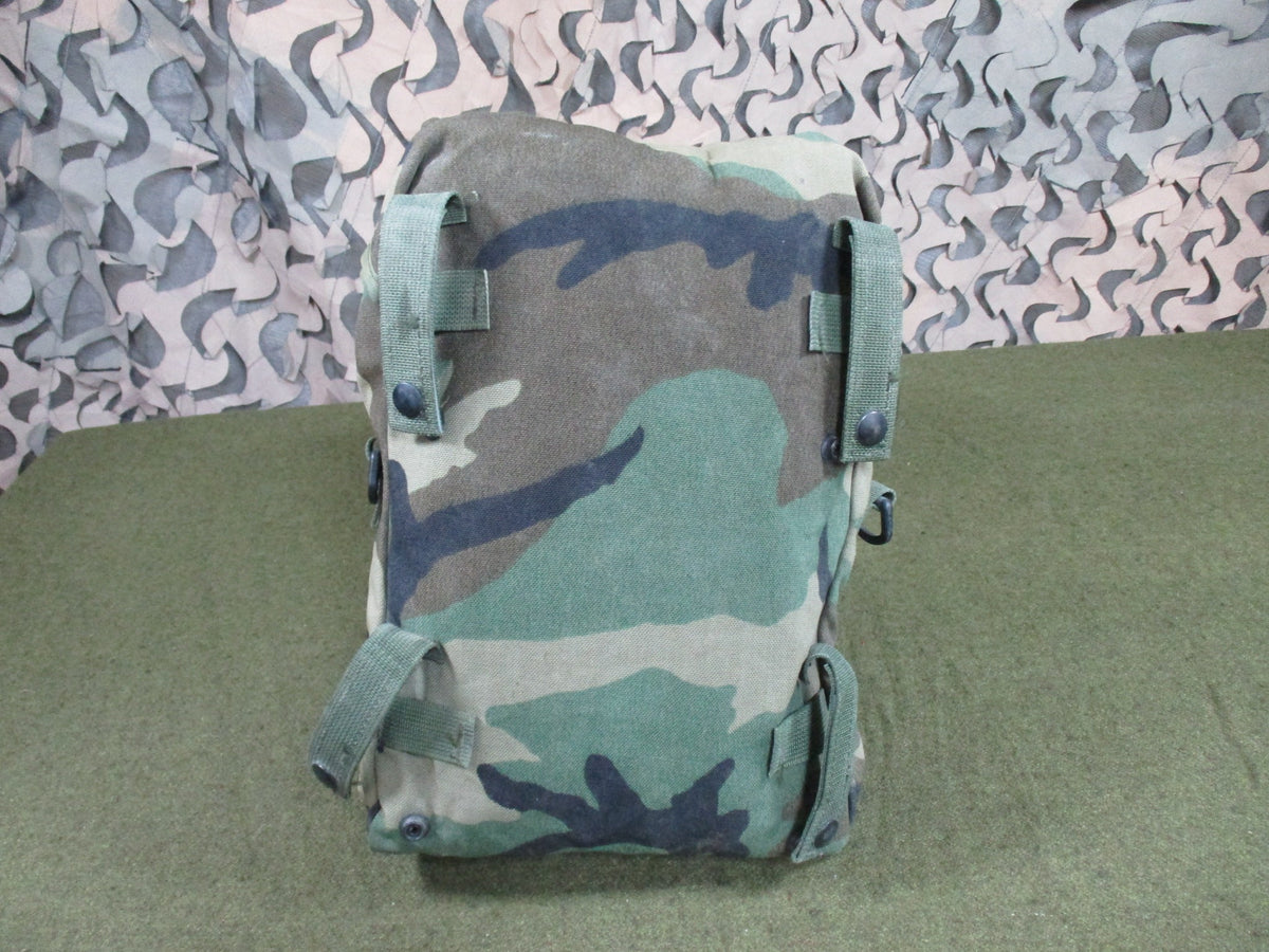 Woodland Camouflage Utility Pouch Belt Pack Used Fair PU Lining Deterioration - Centex Military Gear