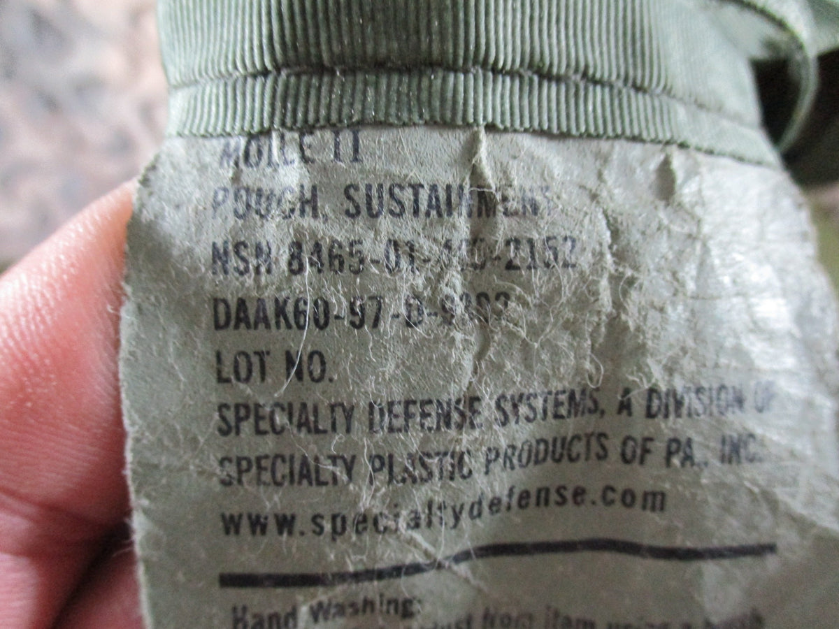 Woodland Camouflage Utility Pouch Belt Pack Used Fair PU Lining Deterioration - Centex Military Gear