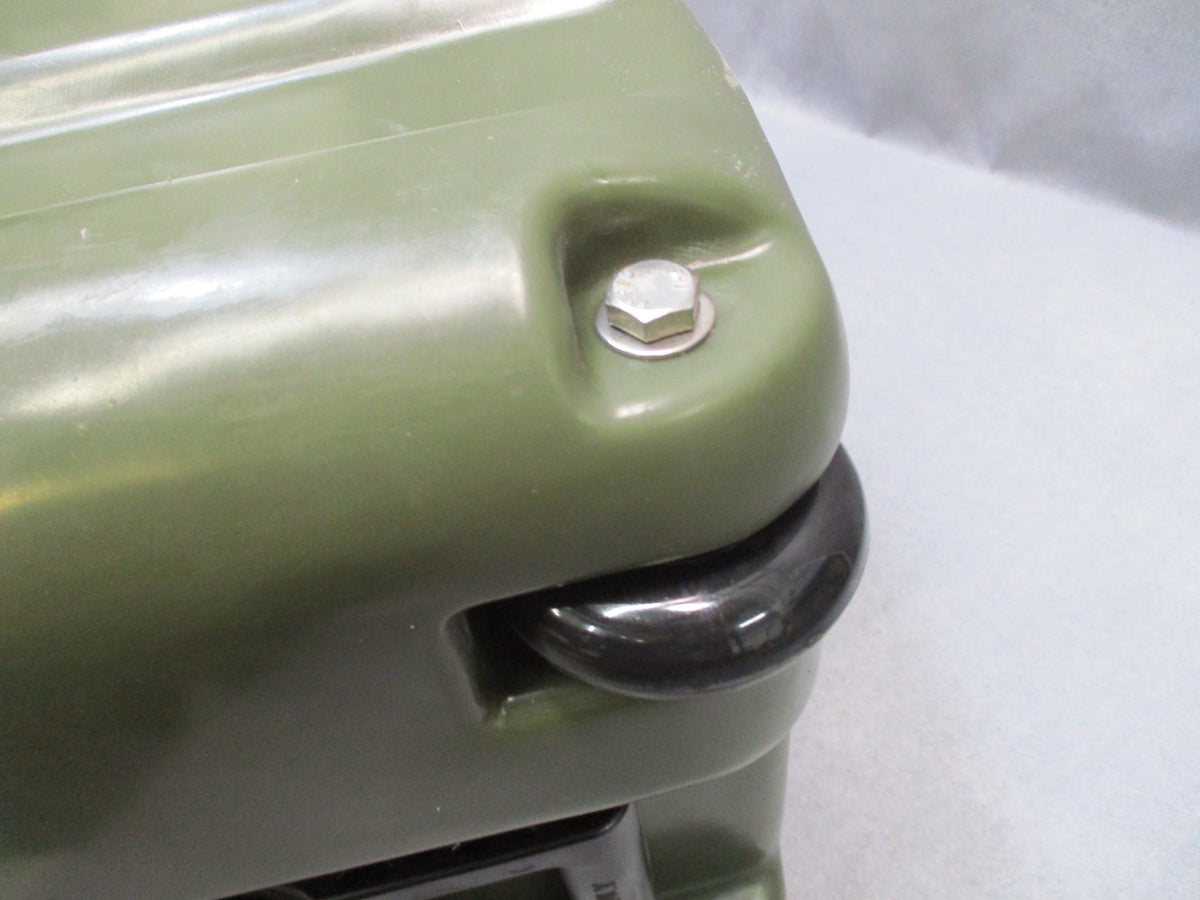 Pelican Hardigg Military Footlocker OD Green 472-FTLK-1-137 2 Trays Wheels