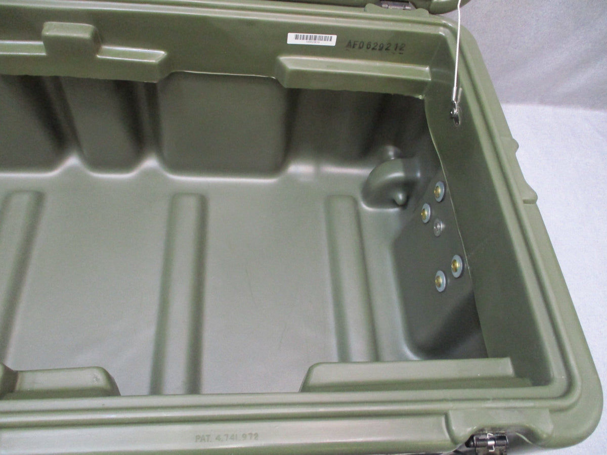 Pelican Hardigg Military Footlocker OD Green 472-FTLK-1-137 2 Trays Wheels